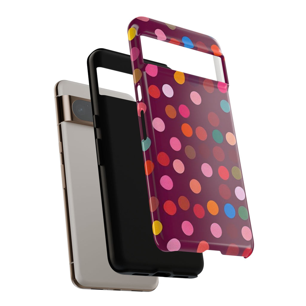 Polka-Dot Colorful Tough Case for Android