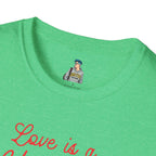 Unisex Softstyle T-Shirt - Love is a Universal Language Tee for Positive Vibes