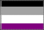 Double Sided Asexual Pride Flag - Inclusive Decor for Celebrations & Events