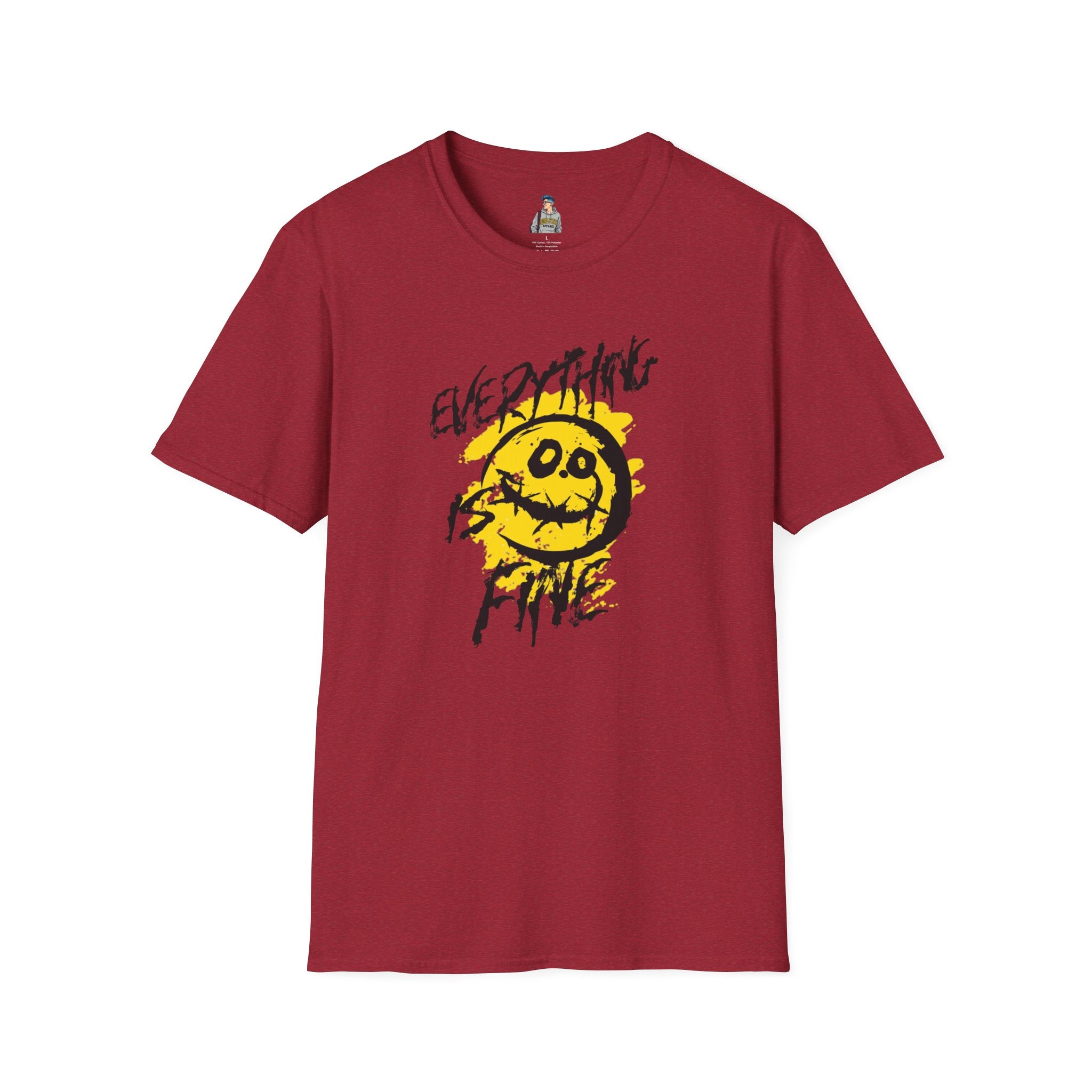 Everything is Fine Unisex Softstyle T-Shirt
