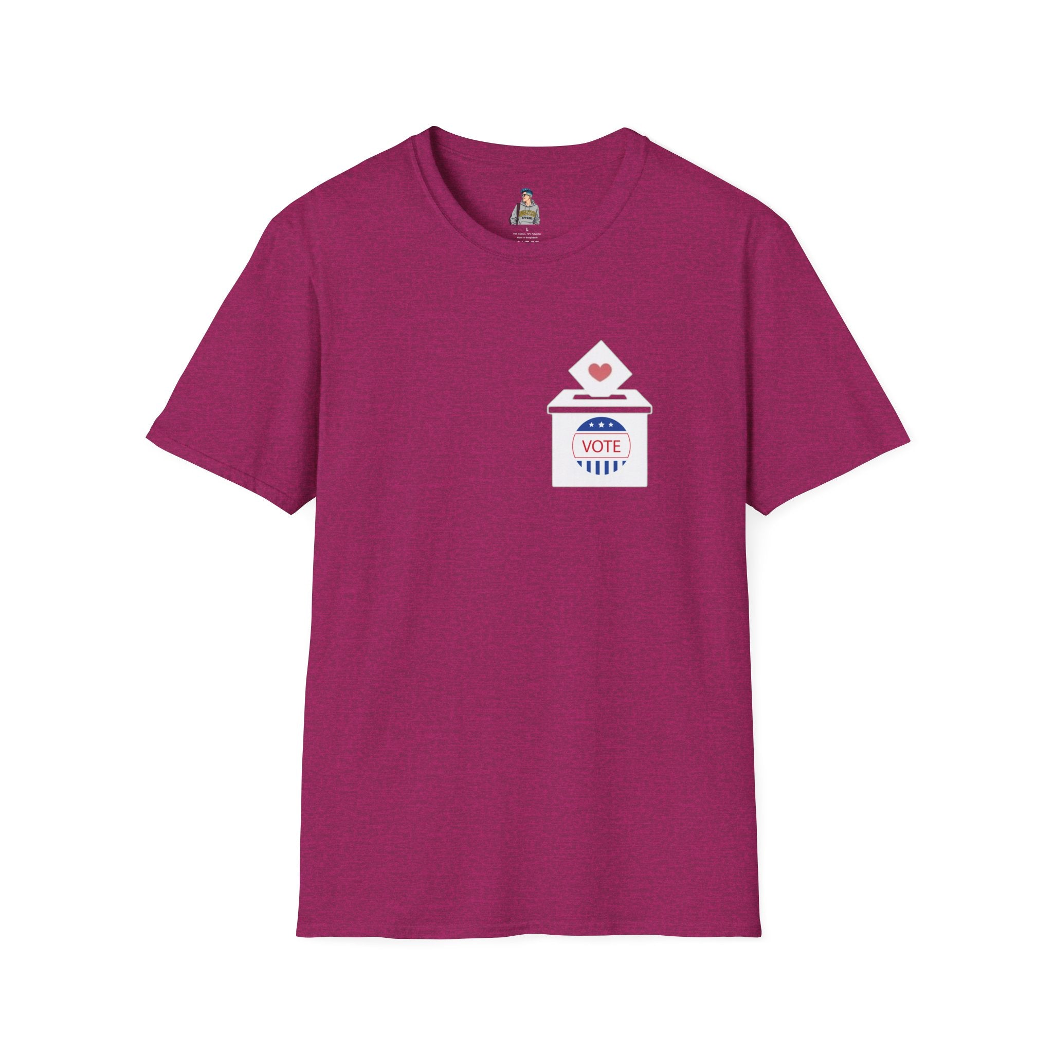 Vote with Your Heart Unisex Softstyle T-Shirt