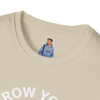 Grow Your Own Way Trans Pride Unisex T-Shirt - Floral Design for Garden Lovers