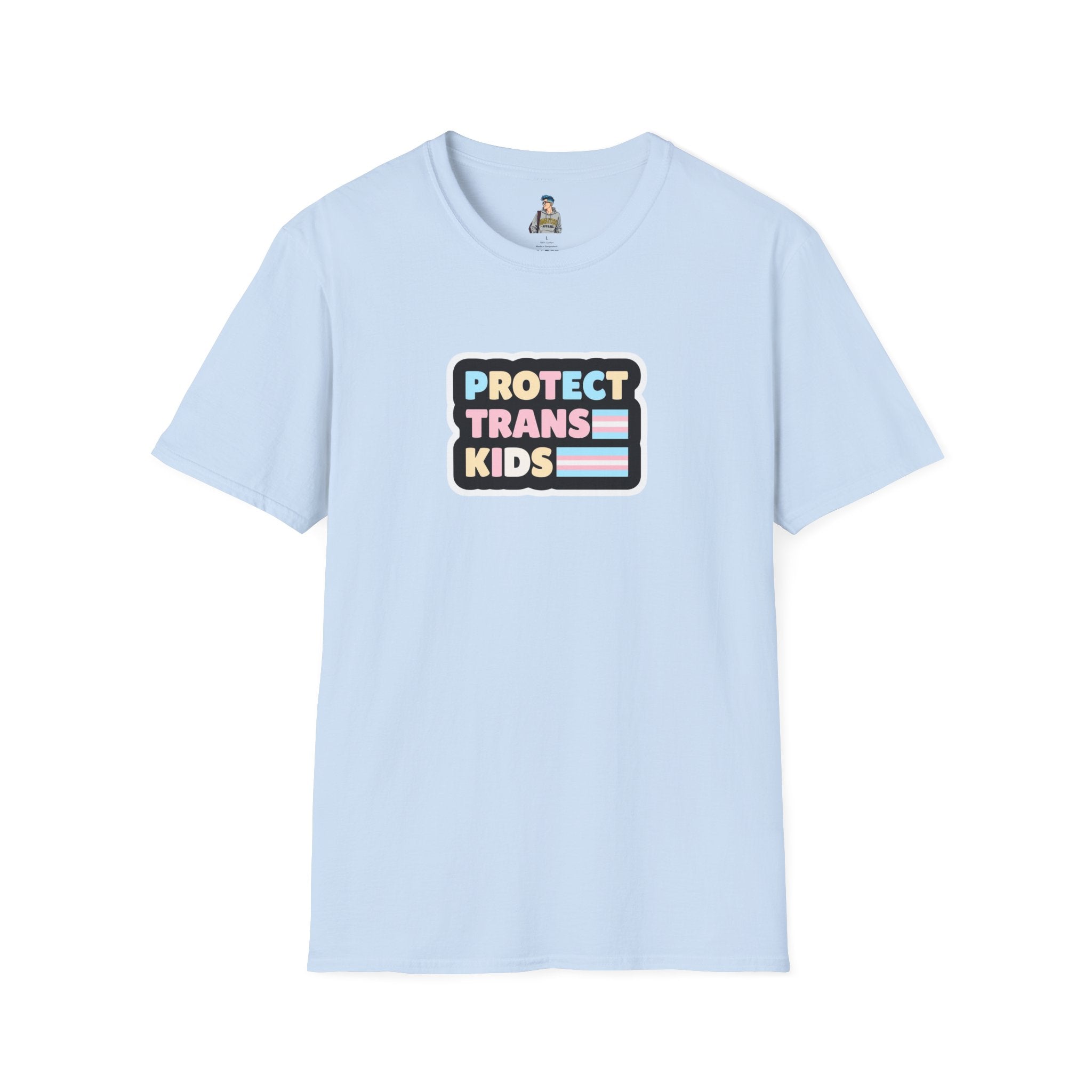 "Protect Trans Kids" Unisex Softstyle T-Shirt - Empowerment & Pride Apparel