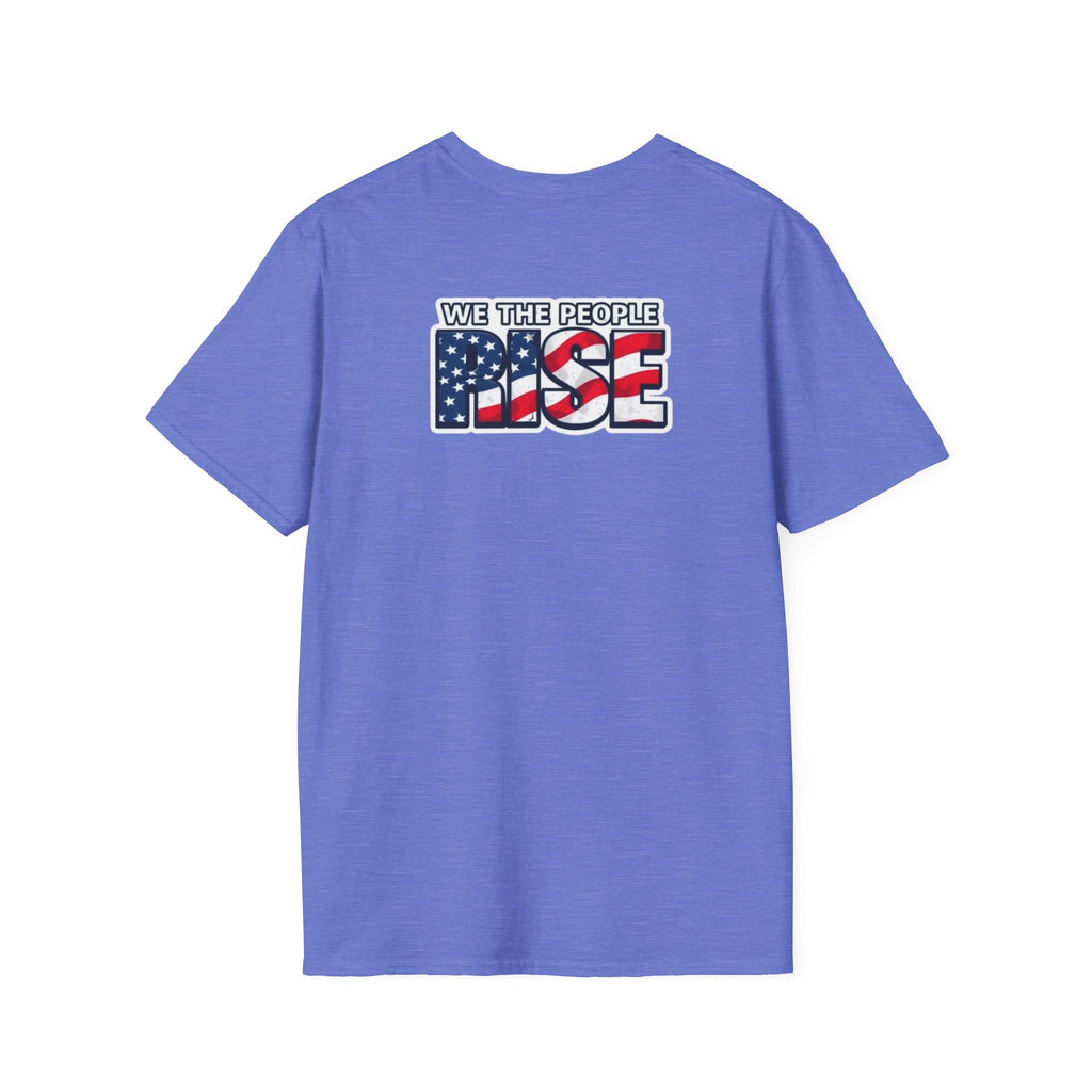 Patriotic Unisex T-Shirt - 50501 We The People Rise - American Flag Design