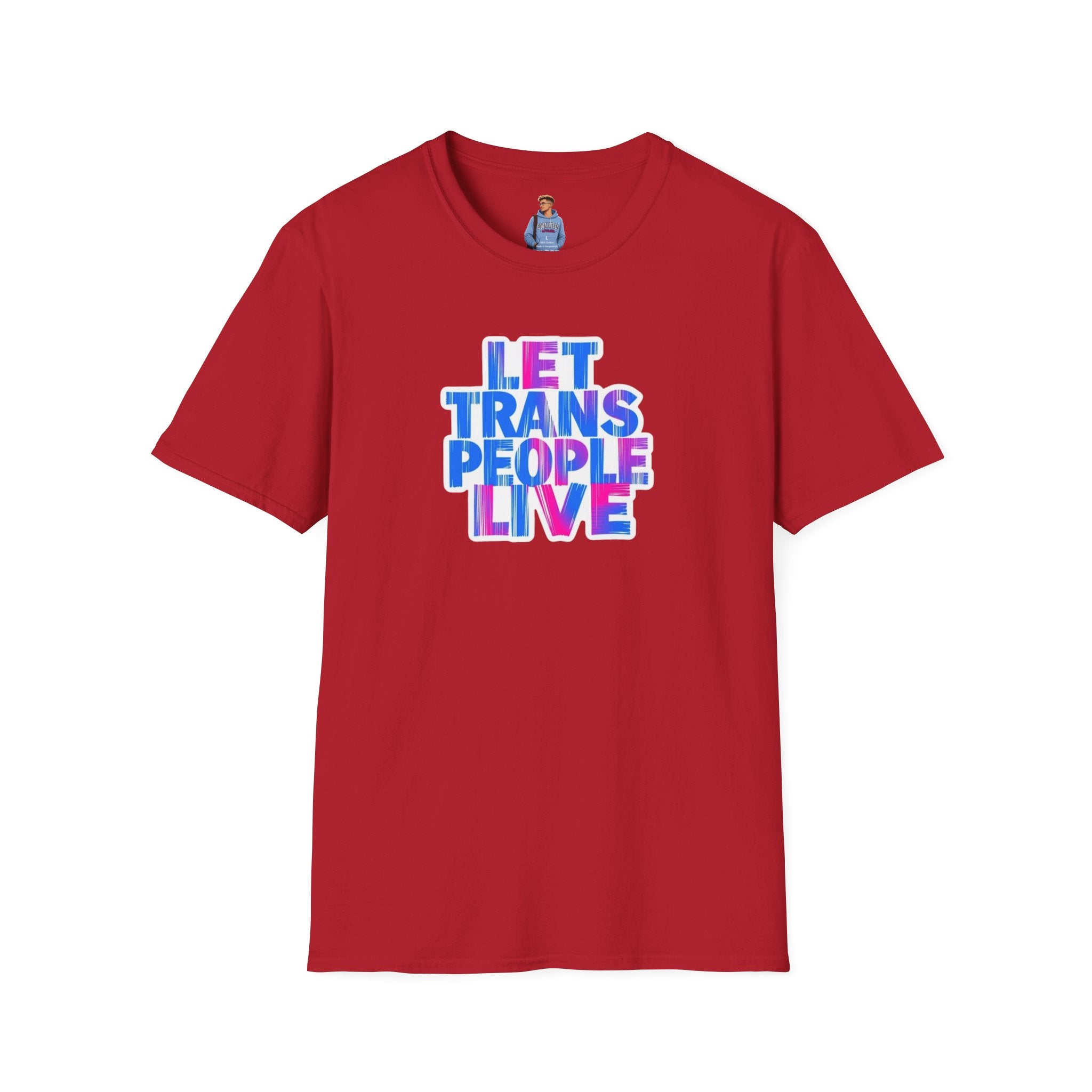 Let Trans People Live Unisex Softstyle T-Shirt