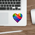 Die-Cut Stickers - Rainbow Heart