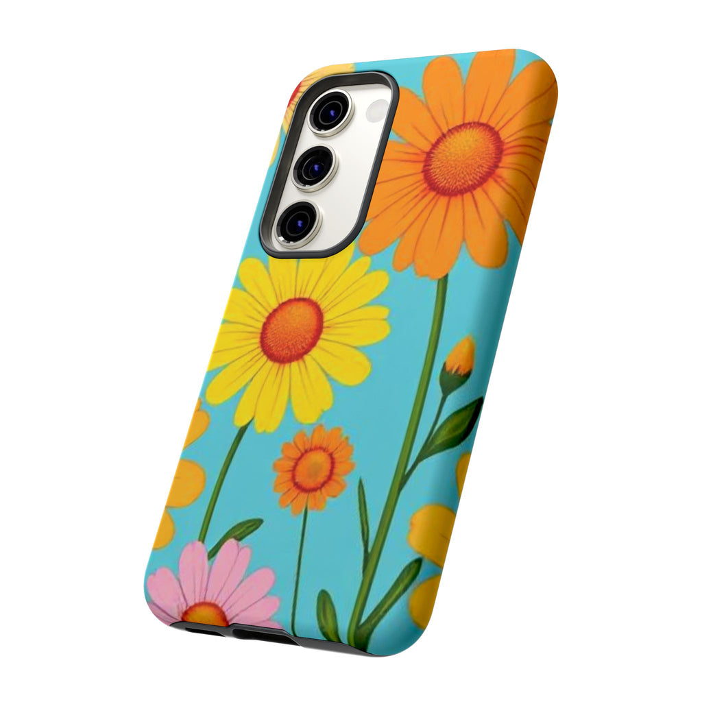 Floral Daisy Tough Case for Android