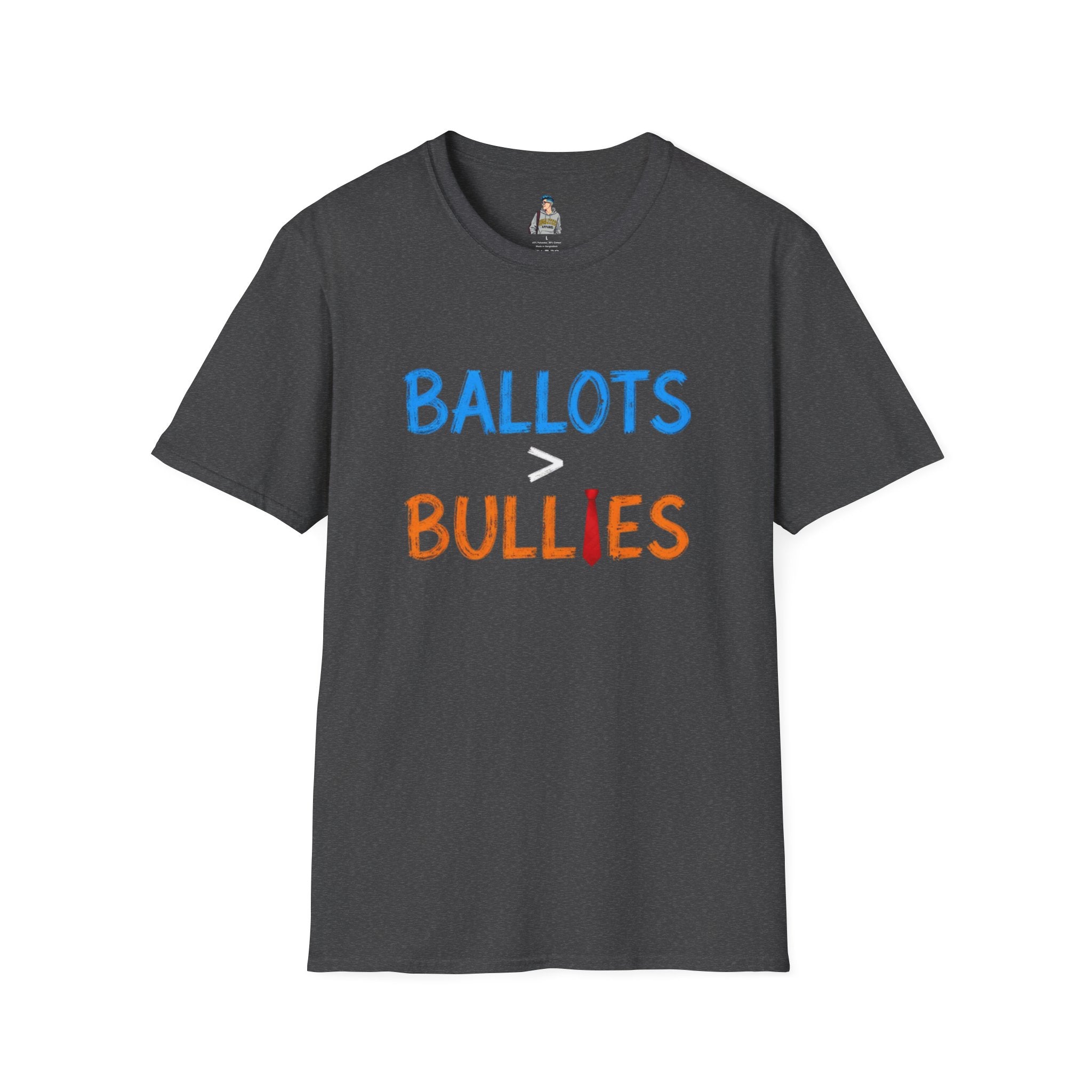 Ballots > Bullies T-Shirt — "I Will Not Be Intimidated" Voter Rights Tee