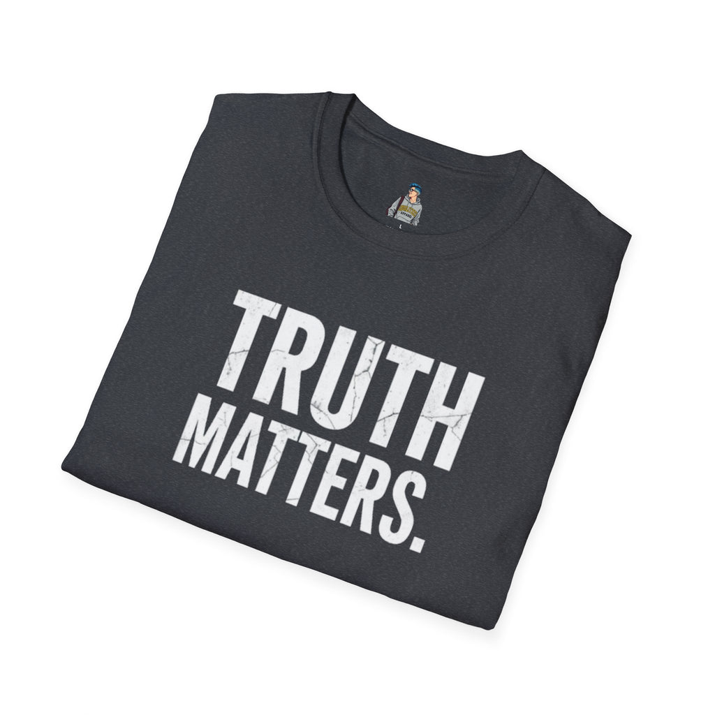 Unisex Softstyle T-Shirt – "Truth Matters" Statement Tee for Activists & Everyday Wear