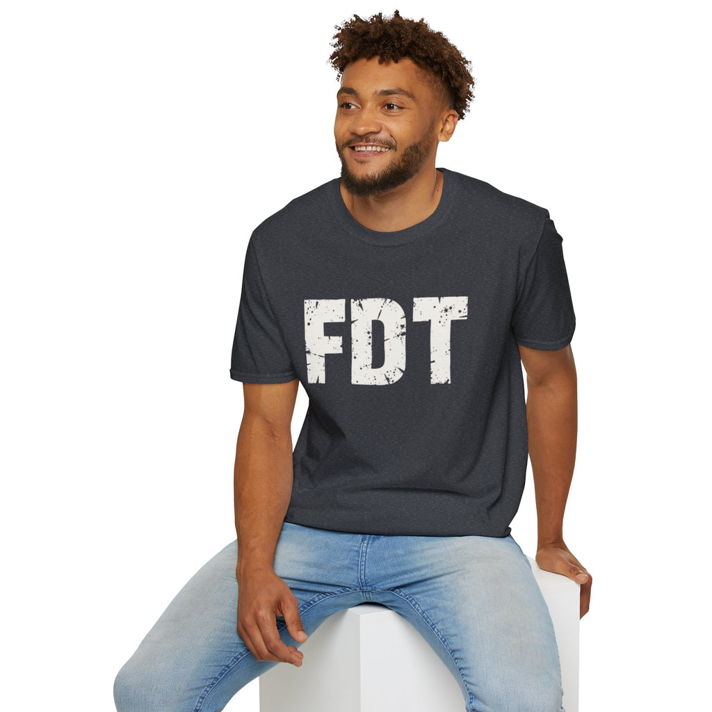 FDT Political Protest Distressed Graphic T-Shirt