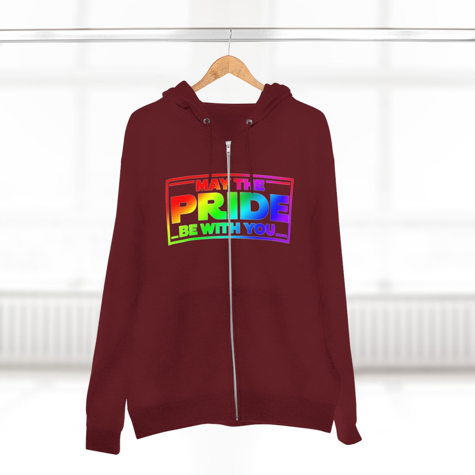 Pride Zip Hoodie - "May the Pride Be with You" Unisex