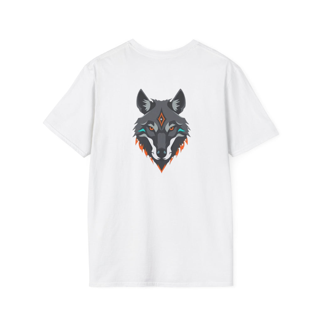 Mystical Wolf Design Unisex Softstyle T-shirt
