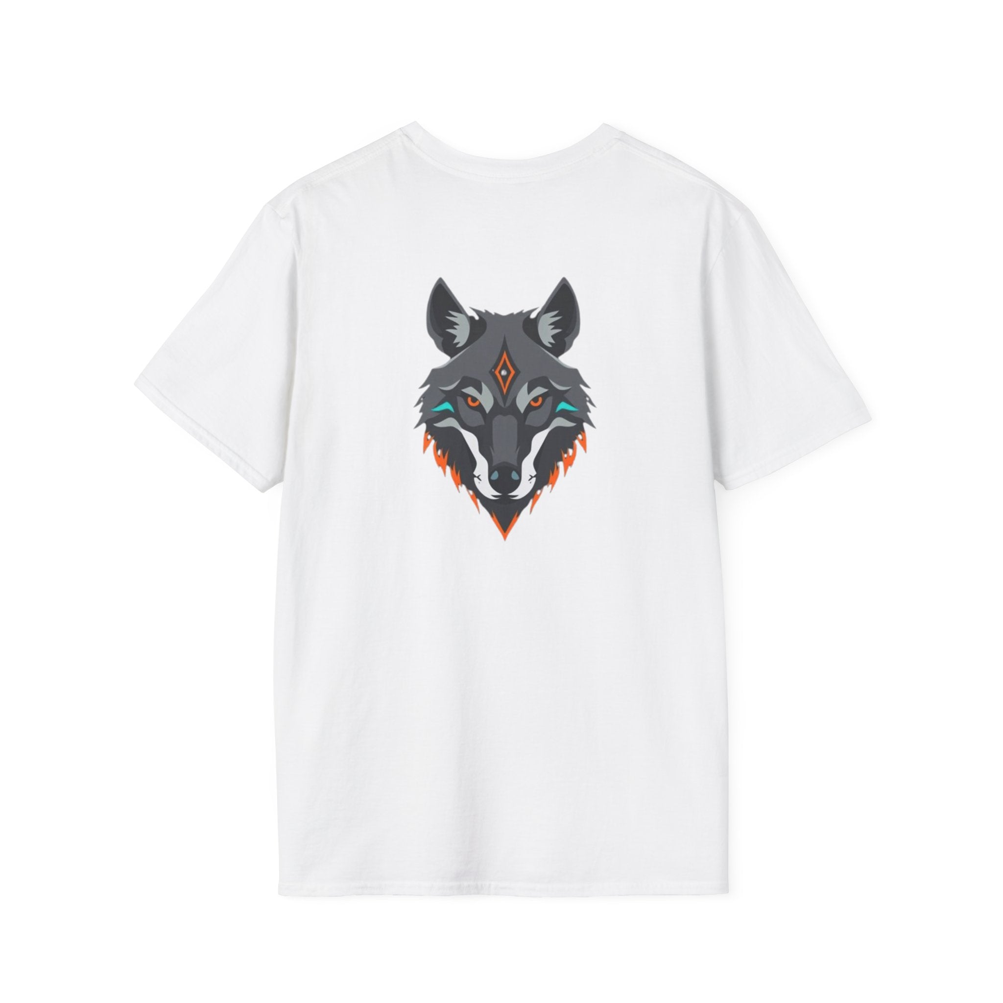 Mystical Wolf Design Unisex Softstyle T-shirt