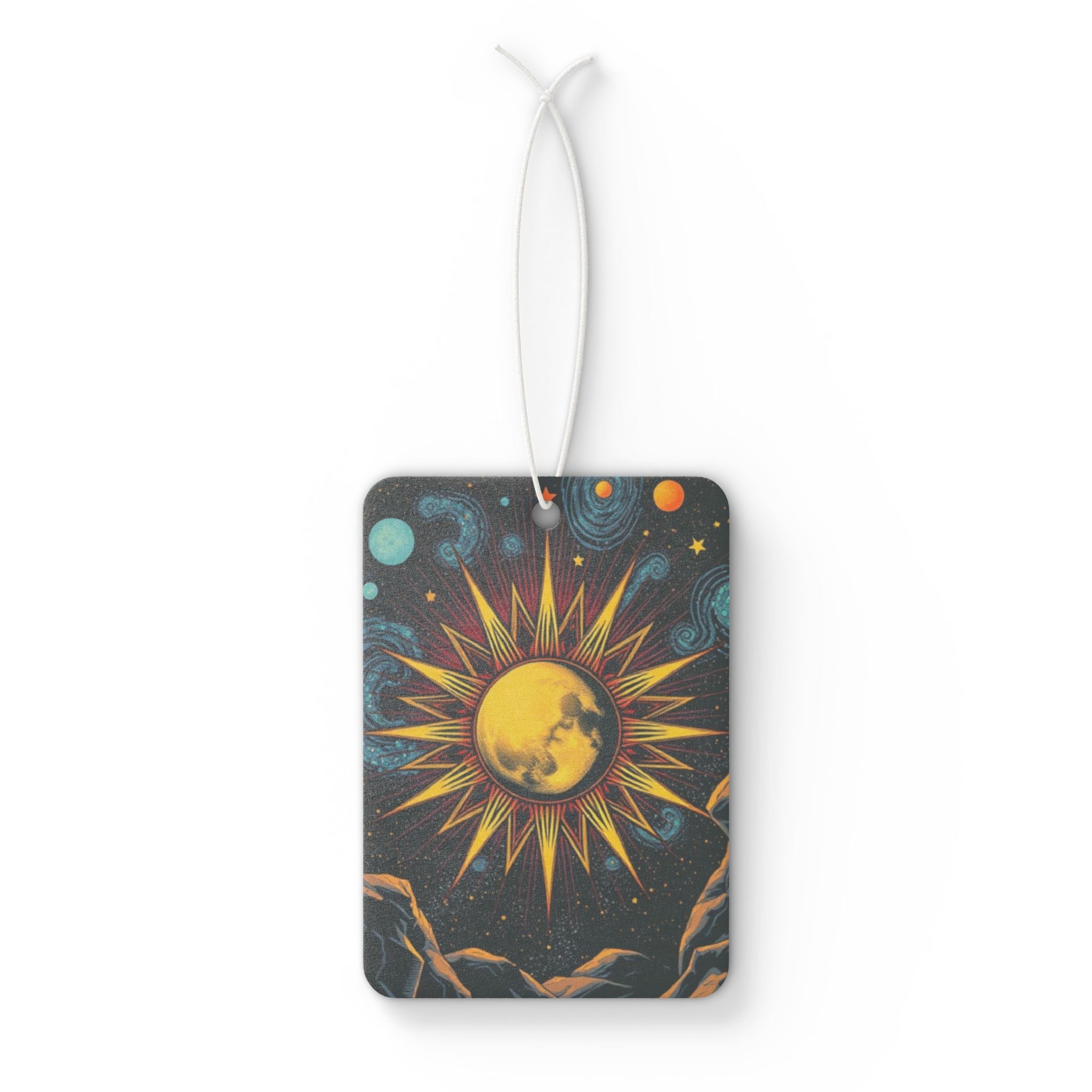 Sun and Moon Cosmic Car Air Freshener - Eclectic and Aromatic