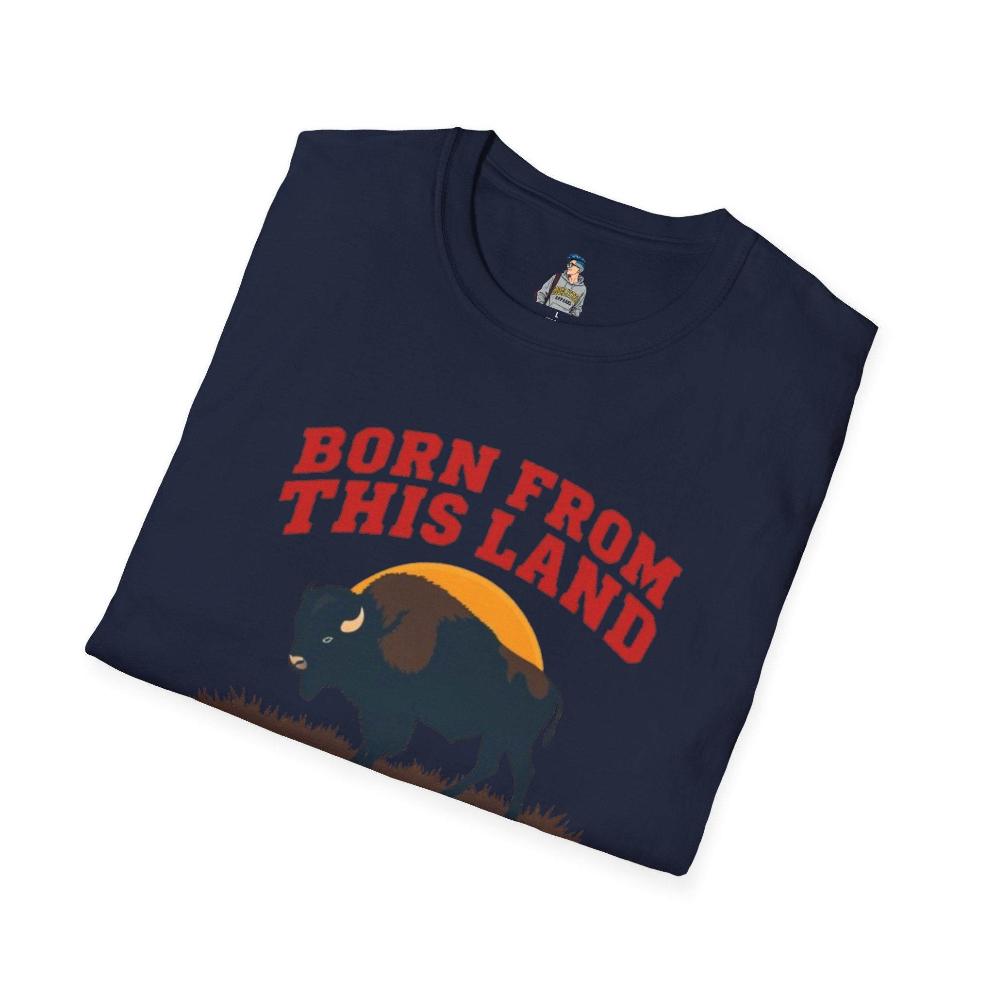 Born From this Land Native and Proud T-Shirt