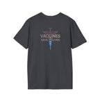 Unisex Softstyle T-Shirt - "Get Poked - Vaccines Save Lives" Statement Tee