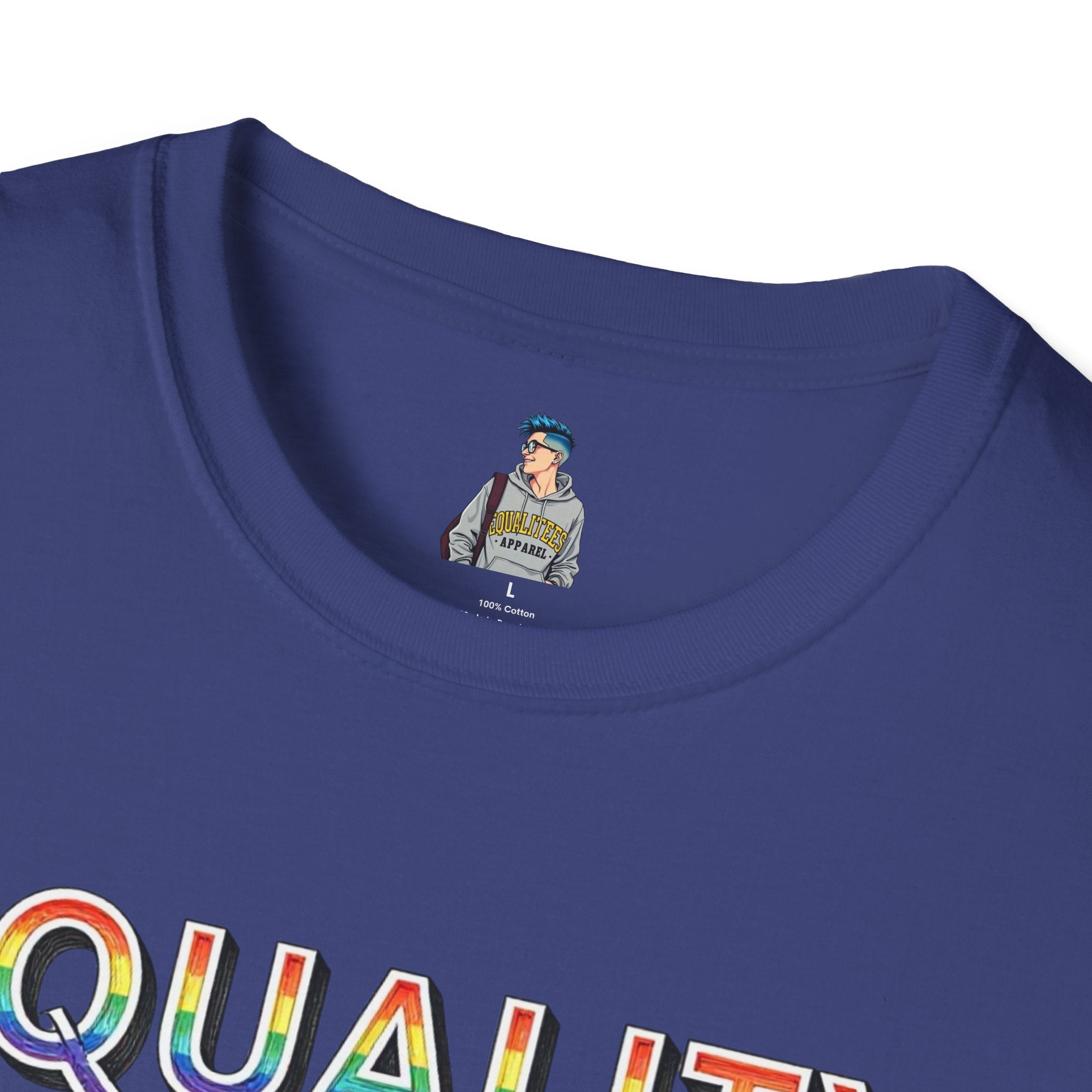 Equality is Greater Than Division T-Shirt — Rainbow Pride Graphic Tee
