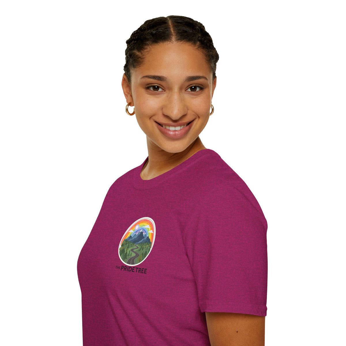 Pride Tree Las Vegas Mountain Graphic T-Shirt