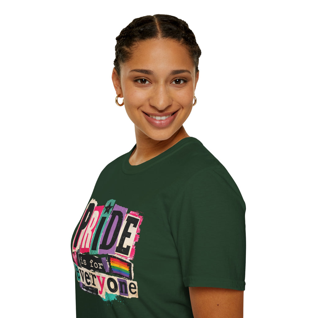 Pride Is for Everyone T-Shirt — Colorful LGBTQ+ Ally Tee