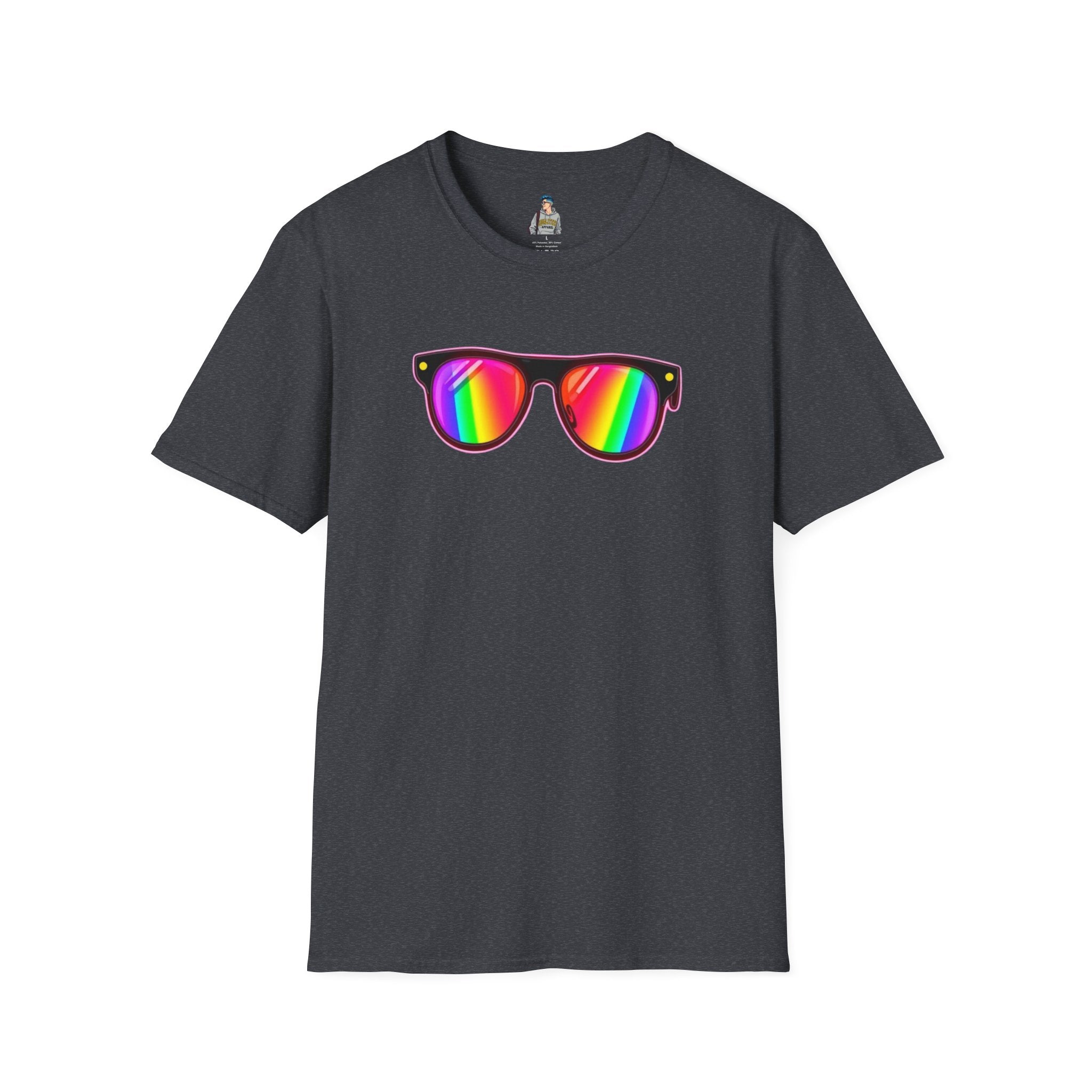 Rainbow Sunglasses Unisex t-shirt