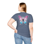 Trans Caterpillar to Butterfly Graphic T-Shirt