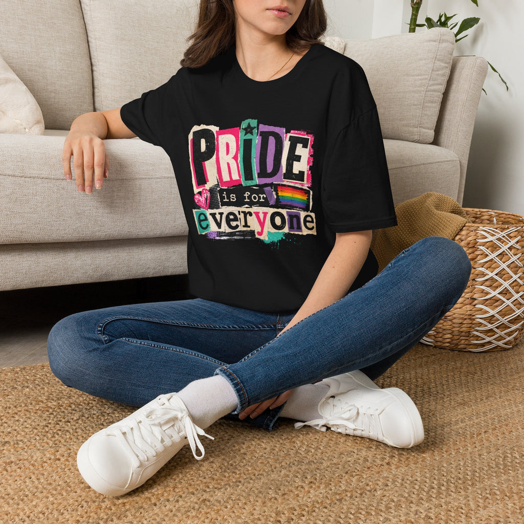 Pride Is for Everyone T-Shirt — Colorful LGBTQ+ Ally Tee