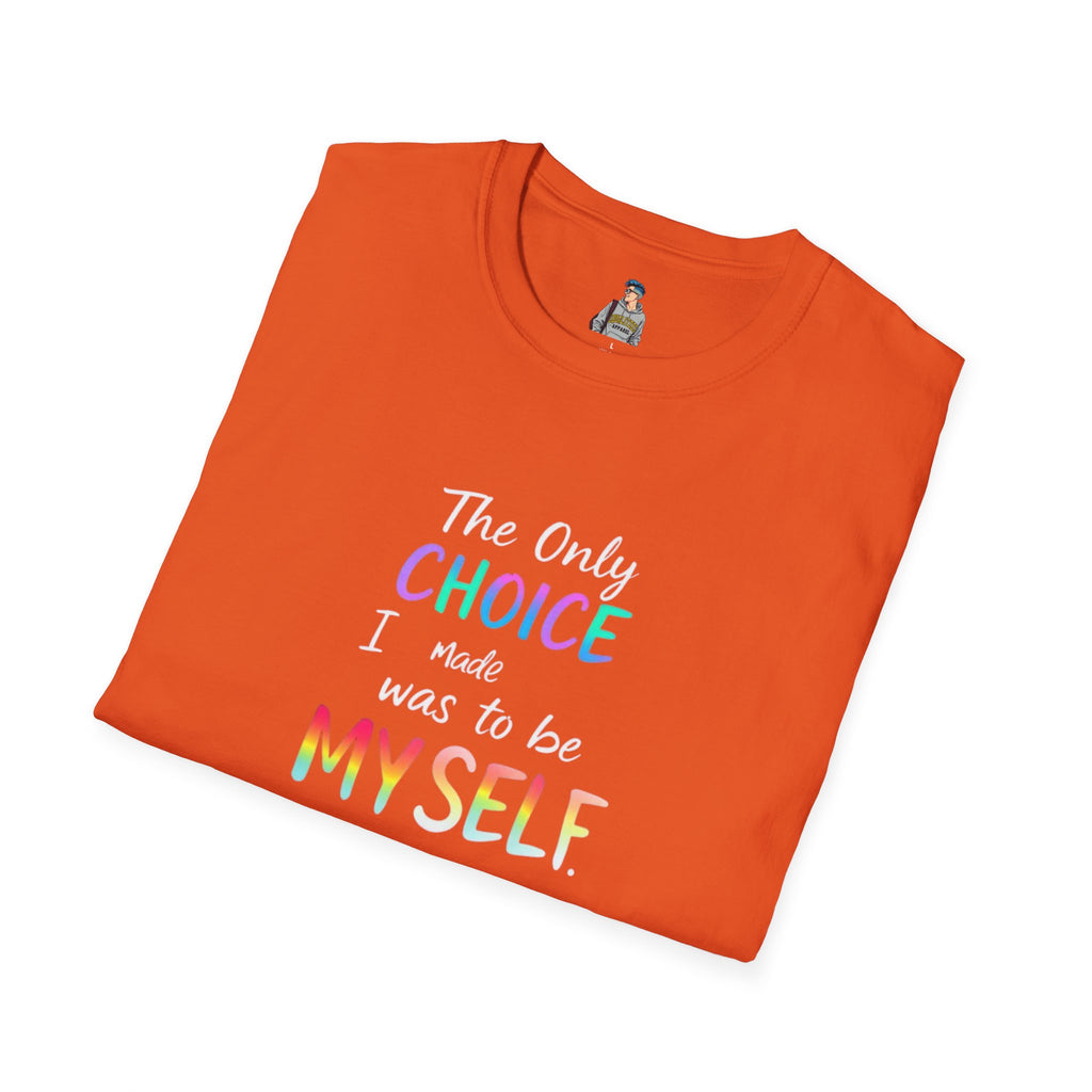 Unisex Softstyle T-Shirt - When Did You CHOOSE to Be Straight? Empowering LGBTQ+ Graphic Tee