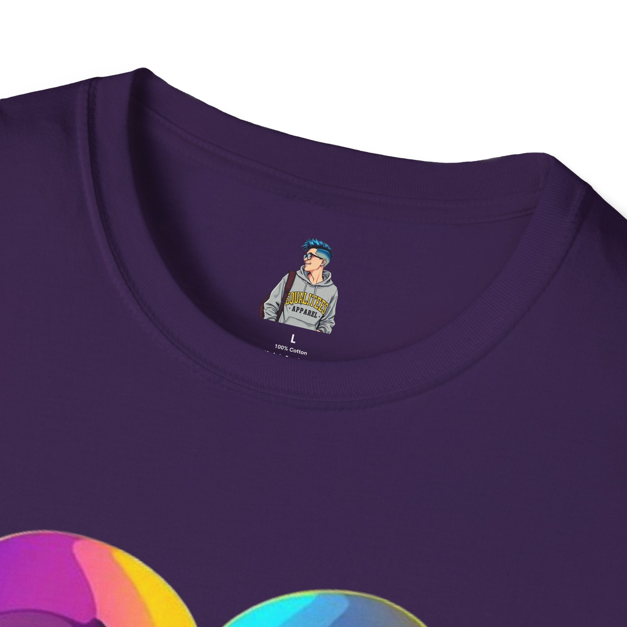 Rainbow Skeleton Love is Deeper Than Skin T-Shirt | Unisex Casual Tee