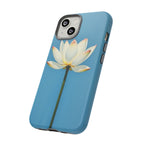 Open White Peace Lily Design Tough Case For Android & iPhone