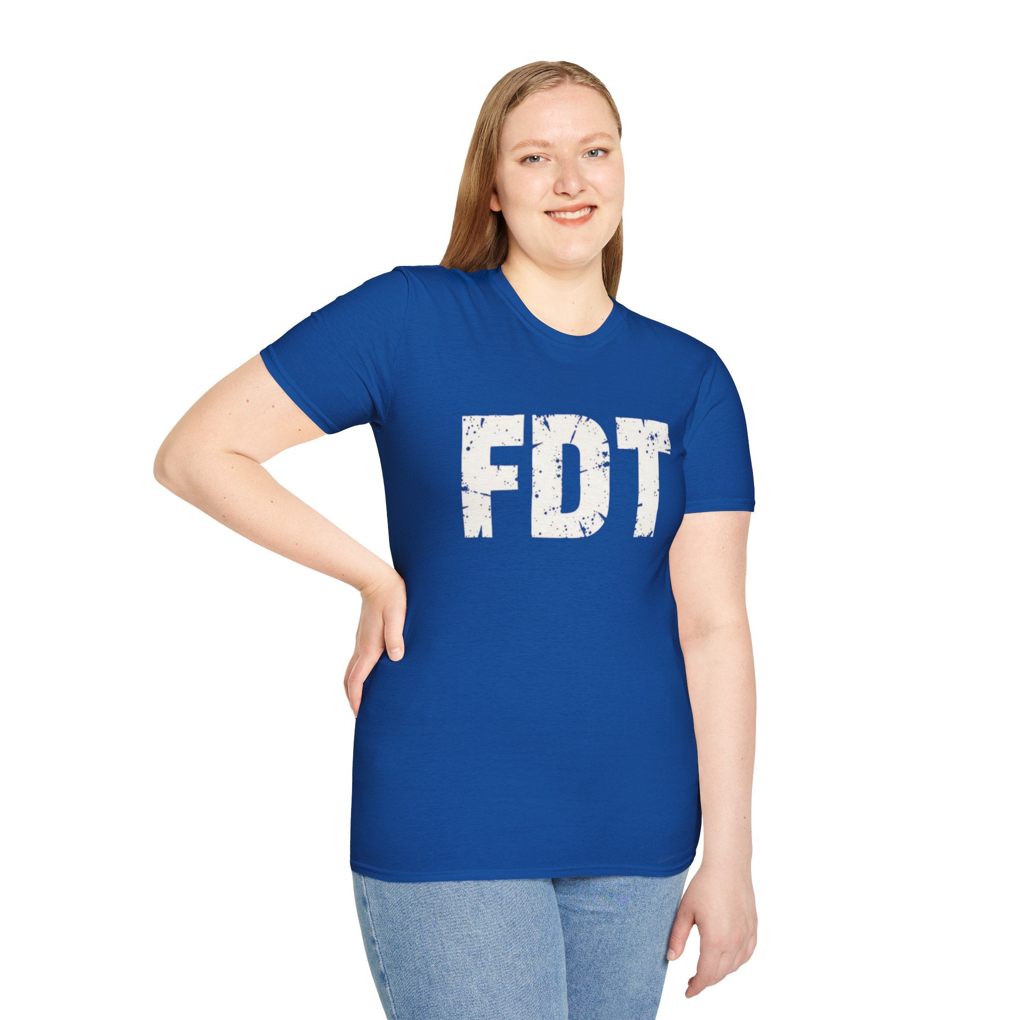 FDT Distressed Graphic T‑Shirt — Bold Statement Tee