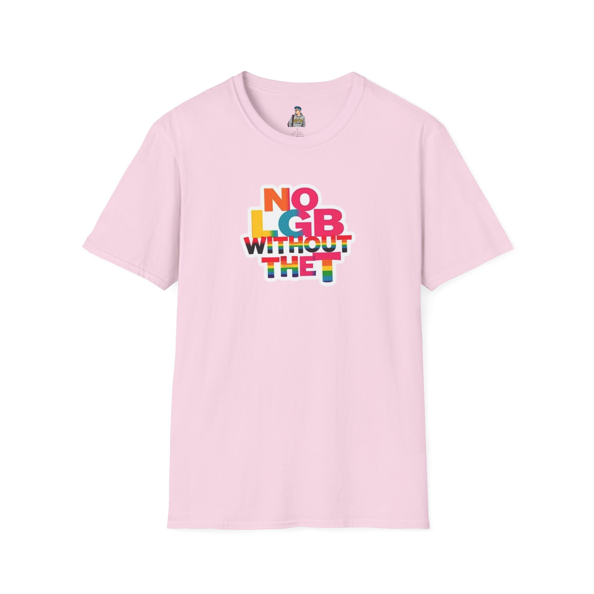 Unisex Softstyle T-Shirt - Trans Visibility No LGB Without the T Statement Tee