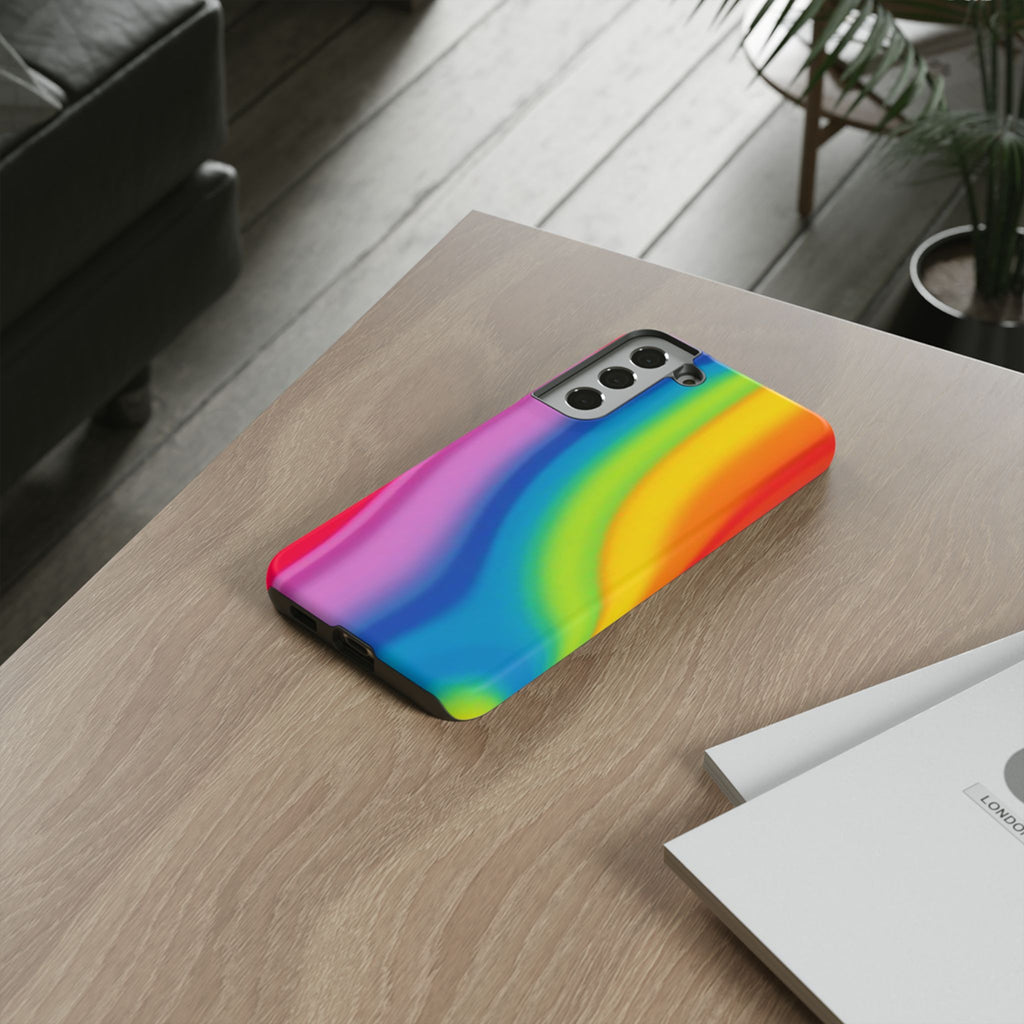 Rainbow Swirl Tough Case for Android