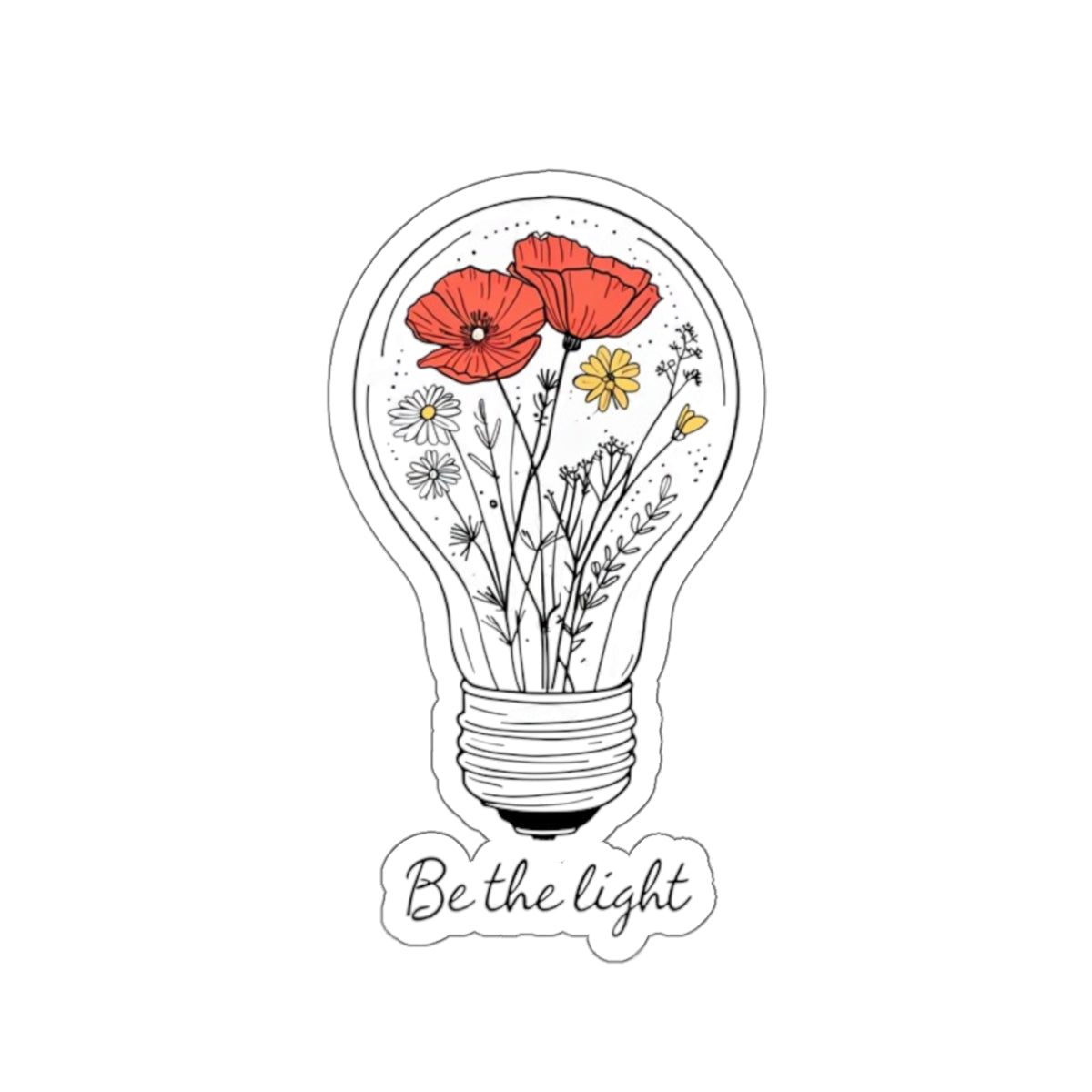 Die-Cut Stickers - Be The Light