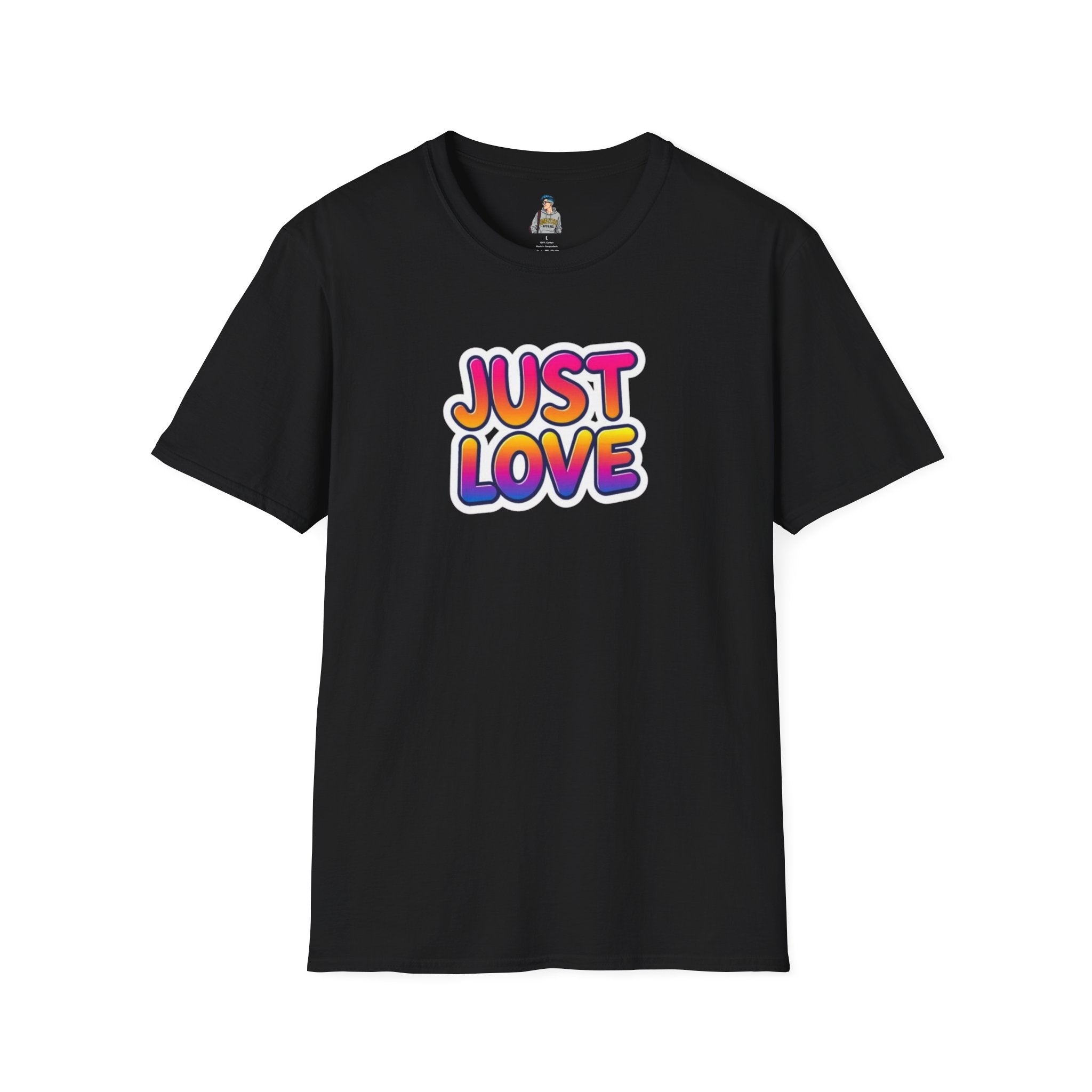 Just Love Unisex Softstyle T-Shirt | Perfect for Pride, Anniversaries, and Everyday Wear