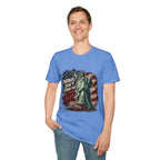 Patriots Don’t Stand For This T-Shirt — Statue of Liberty & Distressed Flag Graphic