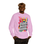 Educate, Advocate, Celebrate Unisex Crew Neck Sweatshirt - Empowerment Apparel