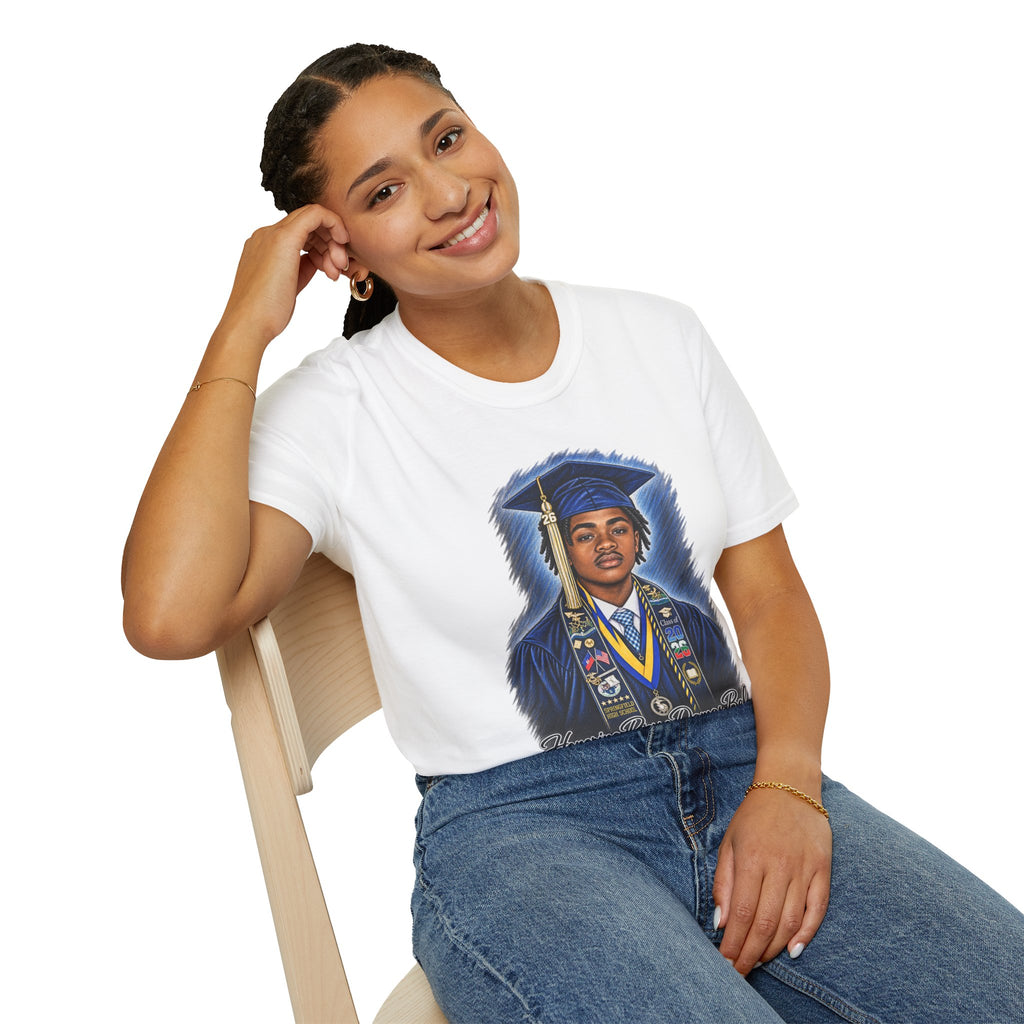 Portrait Front and Back - In Memory of Pierre Damas Bel T-Shirt