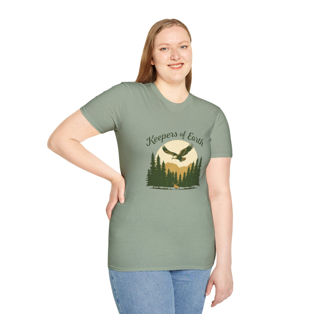 Keepers of the Earth Eagle and Elk T-shirt