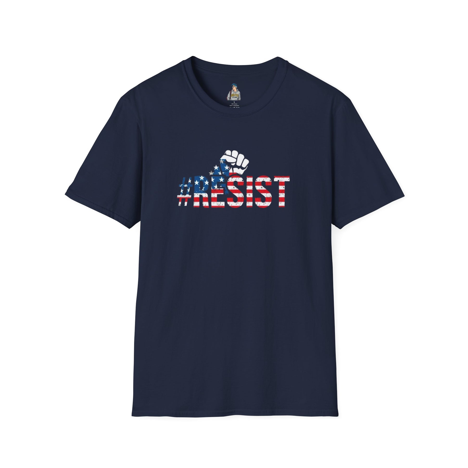 RESIST Unisex Softstyle T-Shirt - Empowering Statement Tee for Activists