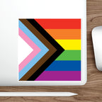 Die-Cut Stickers - Updated Pride Flag