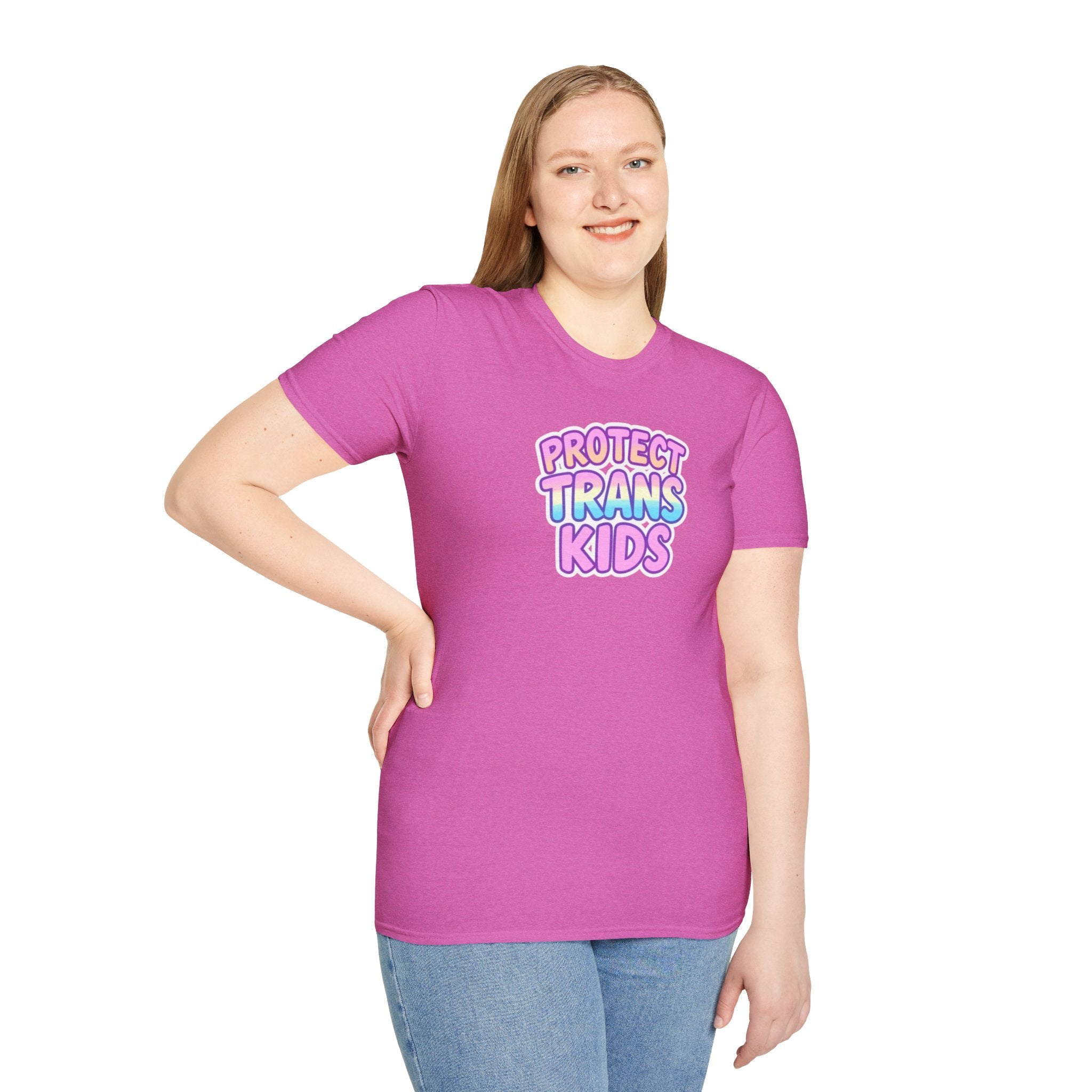 Unisex Softstyle T-Shirt - Protect Trans Kids Tee
