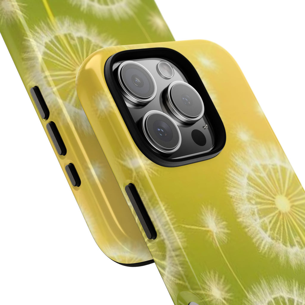 Dandelion Breeze Tough Phone Case for iPhone