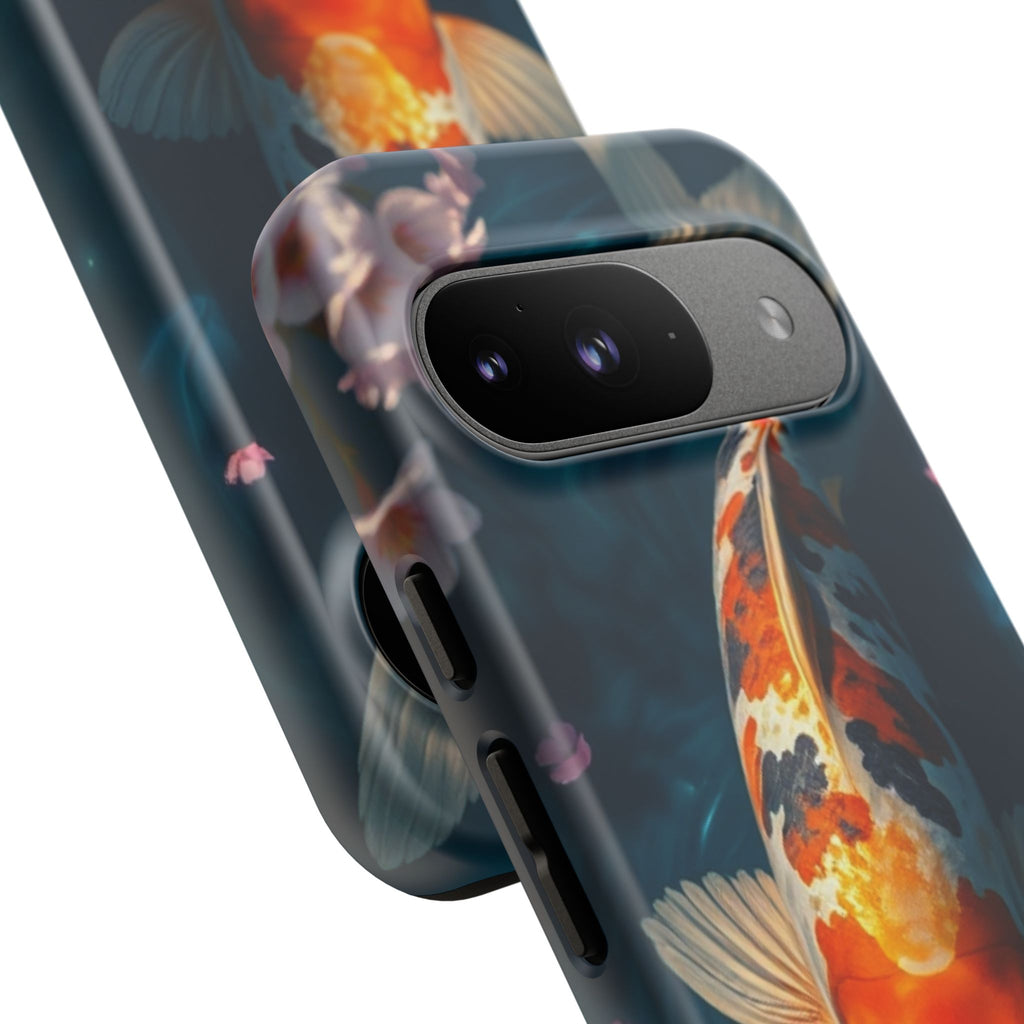 Peaceful Koi Cherry Blossom Tough Cases For Android & iPhone