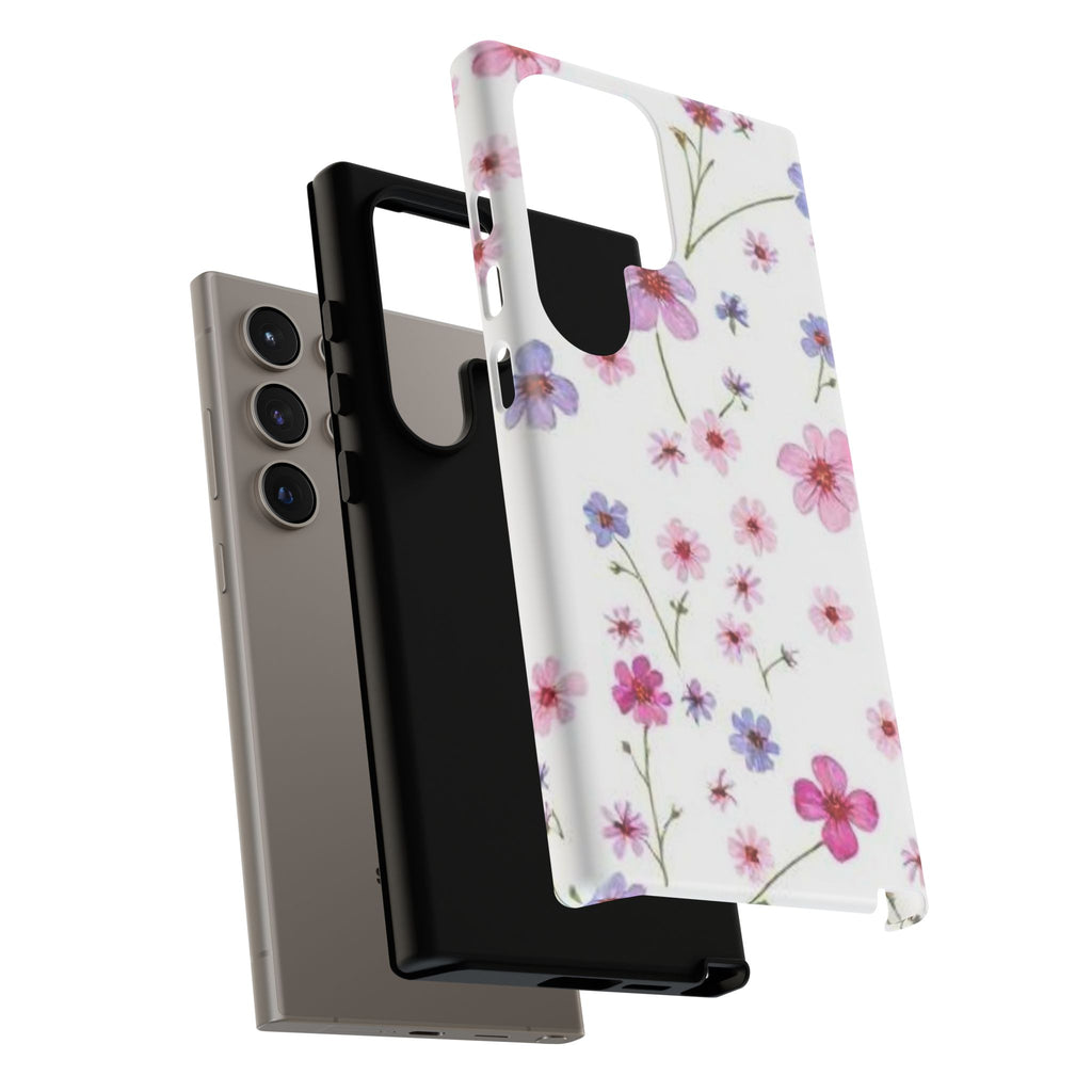Pink Wildflower Tough Case for Android