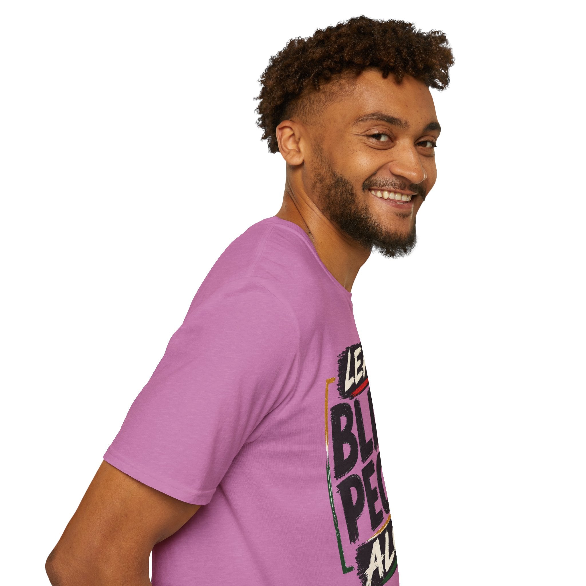 T-Shirt — "Leave Black People Alone" Social Justice Statement Tee
