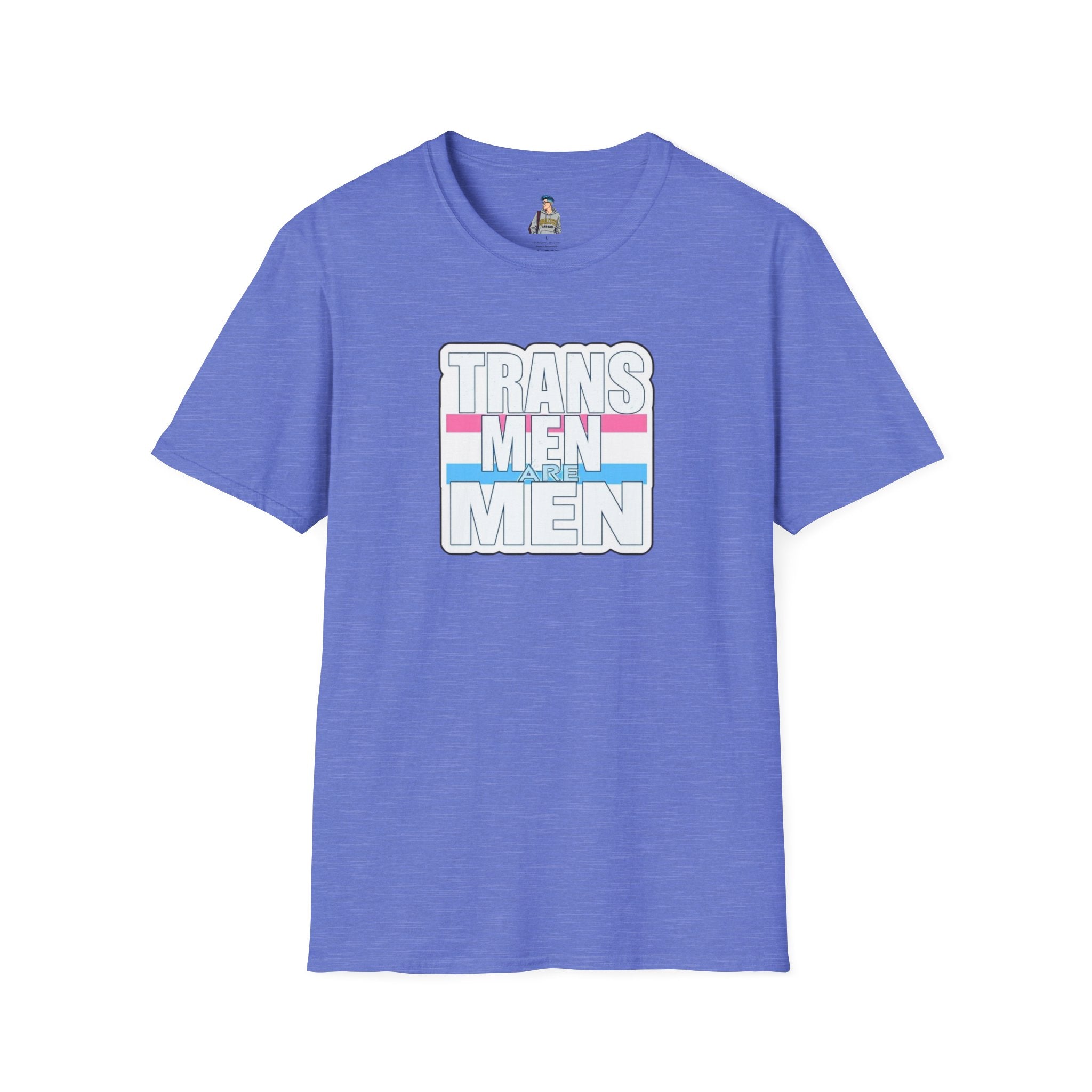 Unisex Softstyle T-Shirt - 'Trans Men Are Men' Statement Tee