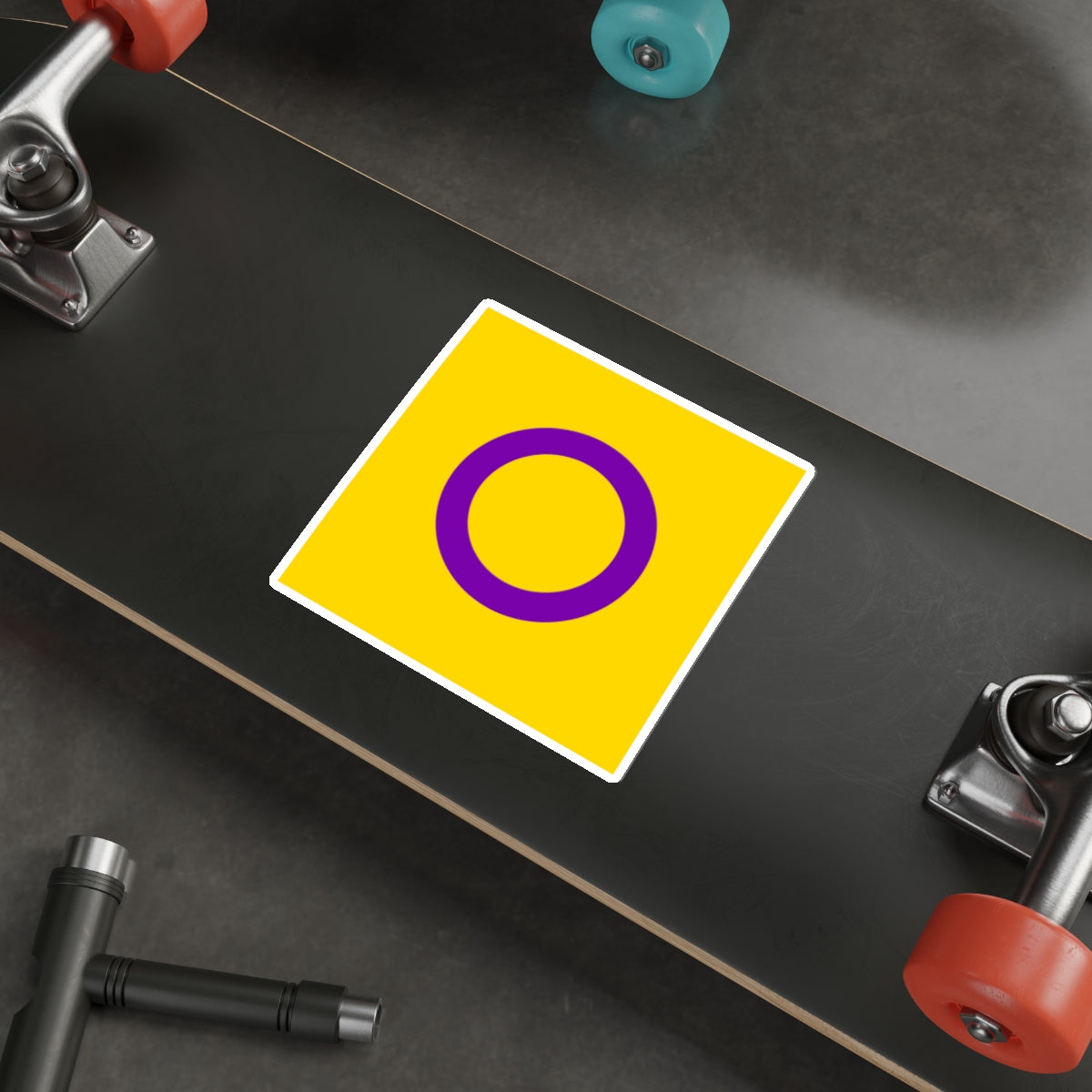 Die-Cut Stickers - Intersex Pride