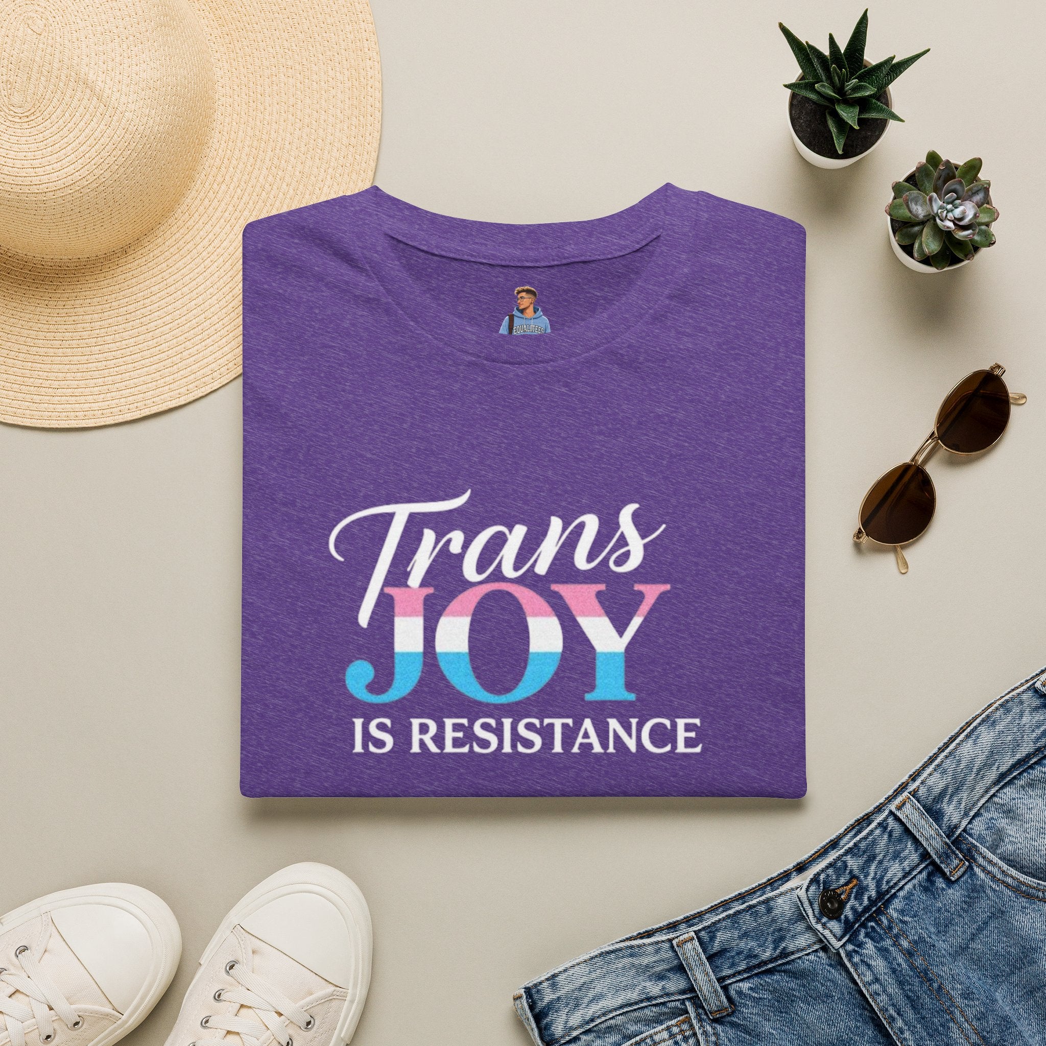 Trans Joy is Resistance Unisex T-Shirt - Celebrate Love and Empowerment