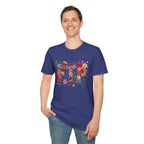 Floral 'FTP' Graphic T-Shirt