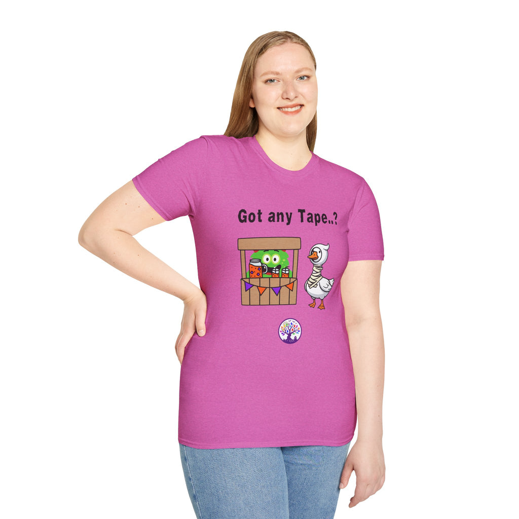 Got any Tape..? Funny Goose & Frog Market T-Shirt — Cute Animal Humor Tee